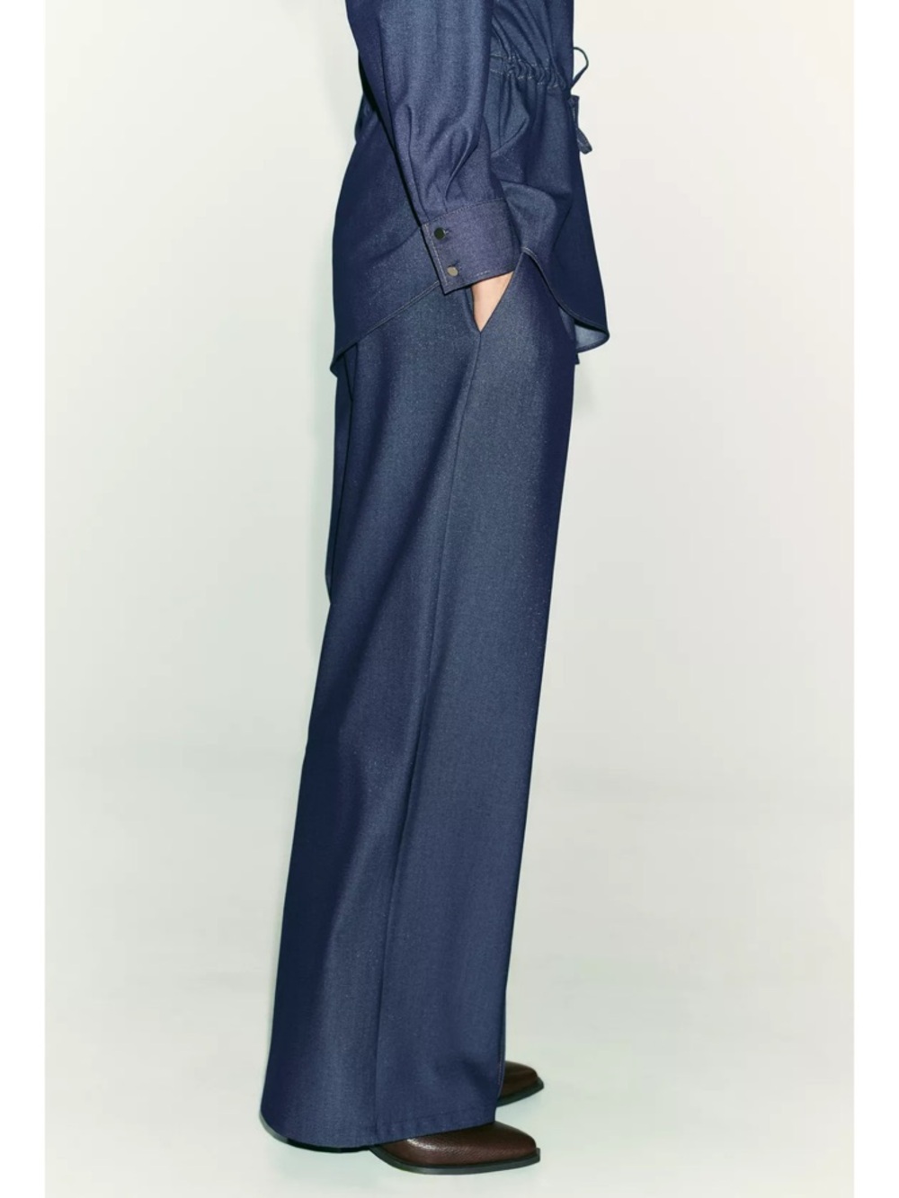 Zara NWT chambray set - Picture 15 of 16